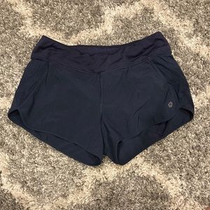 Navy Blue Athleta Running Shorts